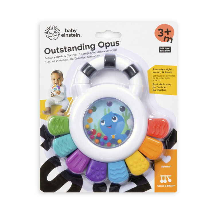 Outstanding Opus™ Sensory Rattle & Teether