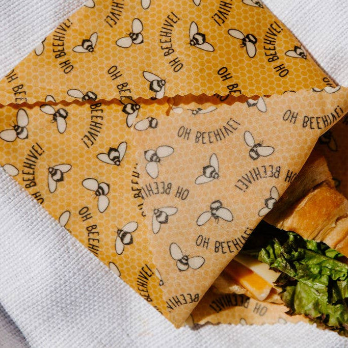 Beeswax Food Wraps- Buzzy Bees Variety Pack