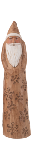 Winter Tall Santa Figurines Assorted