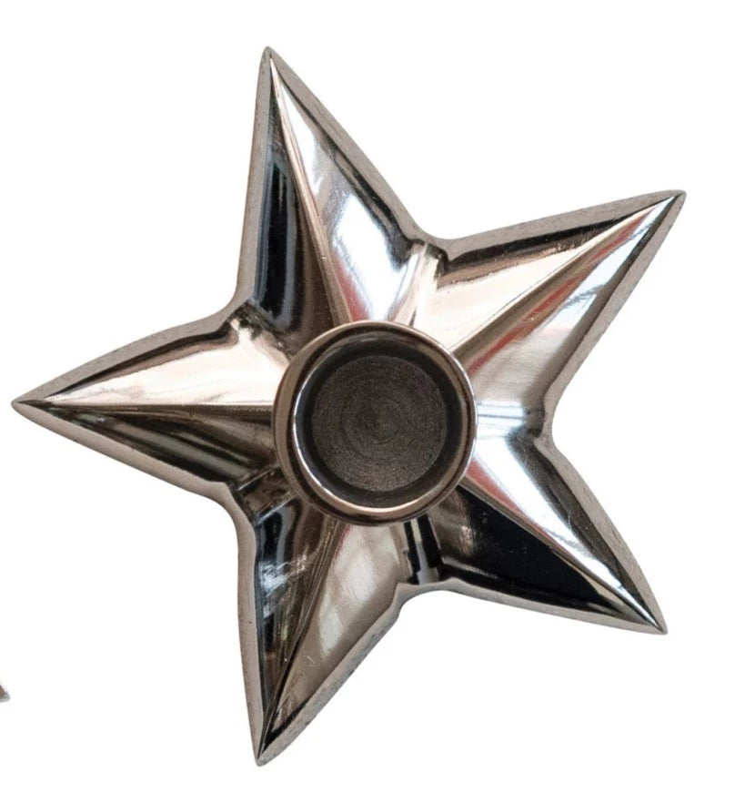 Candle Holder- Aluminum Star/Tree