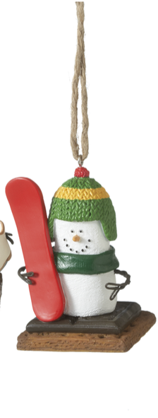 Ornament- S'mores Winter Sports Assorted