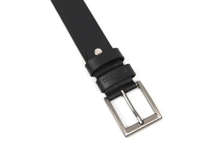 Men's Genuine Leather Belt- Raven Black