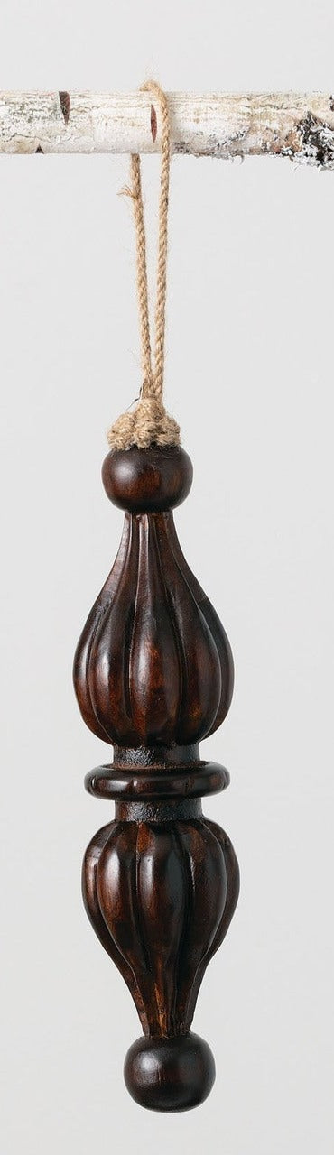 Ornament- Wood Finial Assorted