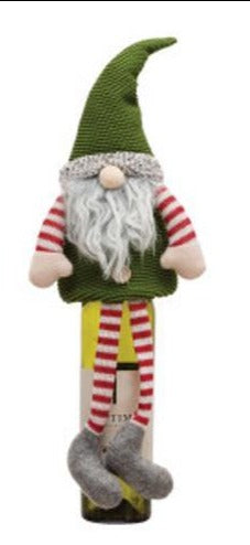 Bottle Topper- 19.5" Fabric Gnome 2 Styles